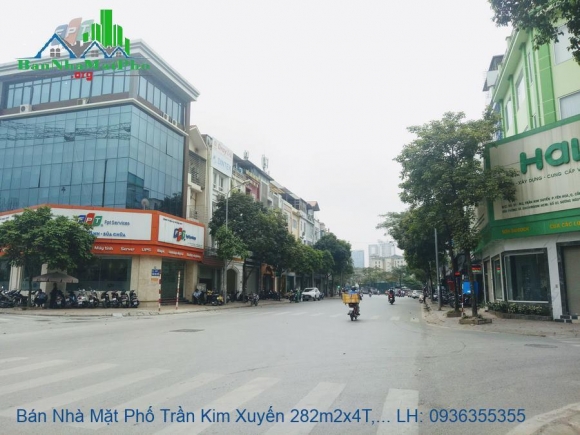 Chính Chủ Bán Nhà Mặt Phố Trần Kim Xuyến, CG, 283m2, 4,5 Tầng, Mặt Tiền 16m, Giá Rất Rẻ